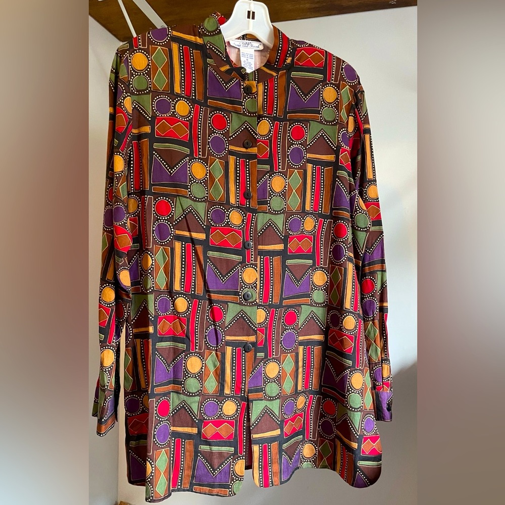 Women’s vintage silk blouse